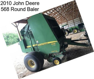 2010 John Deere 568 Round Baler