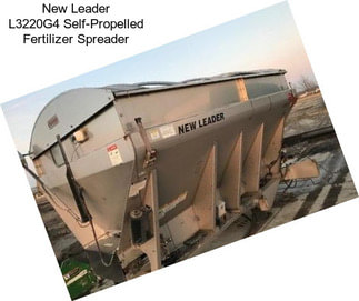 New Leader L3220G4 Self-Propelled Fertilizer Spreader