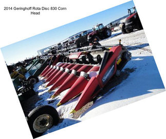 2014 Geringhoff Rota Disc 830 Corn Head