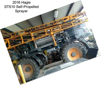 2016 Hagie STS10 Self-Propelled Sprayer