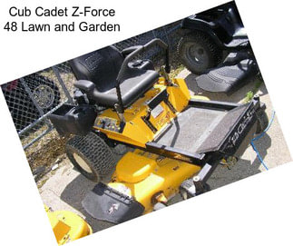 Cub Cadet Z-Force 48 Lawn and Garden