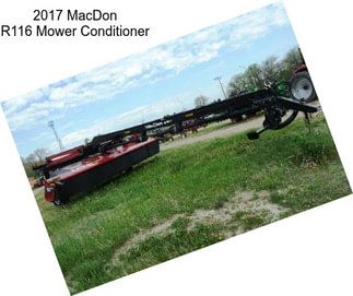 2017 MacDon R116 Mower Conditioner