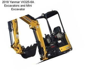 2018 Yanmar VIO25-6A Excavators and Mini Excavator