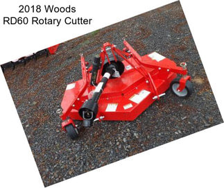 2018 Woods RD60 Rotary Cutter