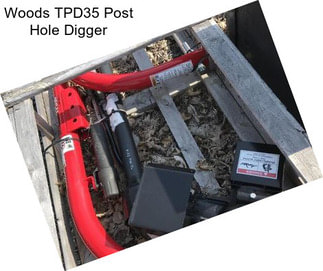 Woods TPD35 Post Hole Digger