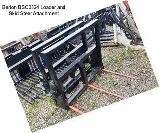 Berlon BSC3324 Loader and Skid Steer Attachment