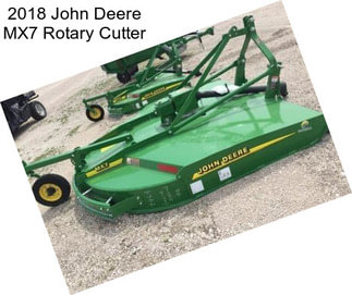 2018 John Deere MX7 Rotary Cutter