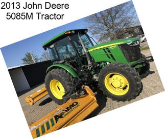 2013 John Deere 5085M Tractor