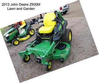 2013 John Deere Z930M Lawn and Garden