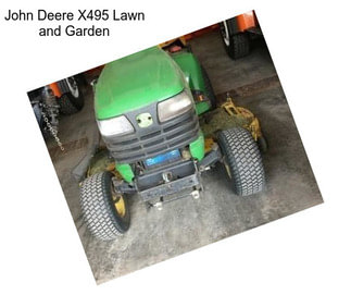 John Deere X495 Lawn and Garden