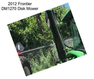 2012 Frontier DM1270 Disk Mower