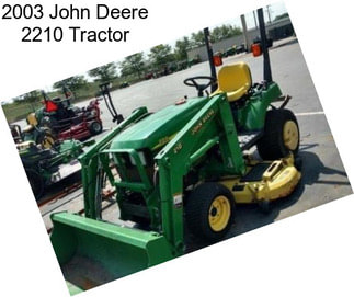 2003 John Deere 2210 Tractor