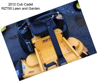 2012 Cub Cadet RZT50 Lawn and Garden