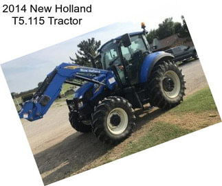 2014 New Holland T5.115 Tractor