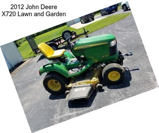 2012 John Deere X720 Lawn and Garden