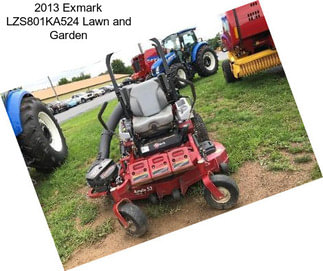 2013 Exmark LZS801KA524 Lawn and Garden