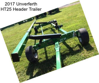 2017 Unverferth HT25 Header Trailer