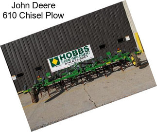 John Deere 610 Chisel Plow