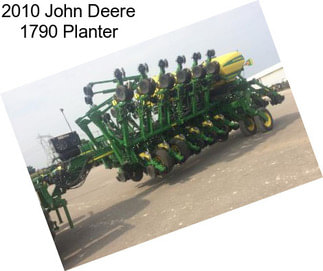 2010 John Deere 1790 Planter