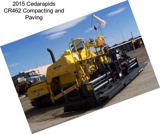 2015 Cedarapids CR462 Compacting and Paving