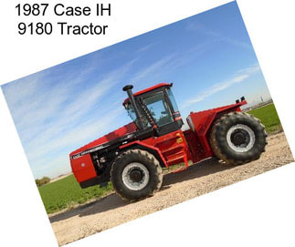 1987 Case IH 9180 Tractor