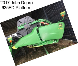 2017 John Deere 635FD Platform