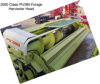 2000 Claas PU380 Forage Harvester Head