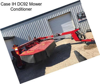 Case IH DC92 Mower Conditioner