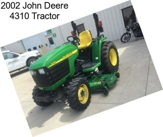 2002 John Deere 4310 Tractor