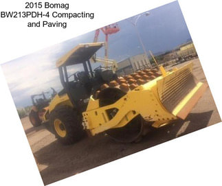 2015 Bomag BW213PDH-4 Compacting and Paving