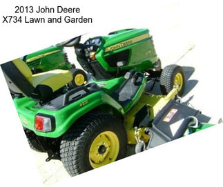 2013 John Deere X734 Lawn and Garden