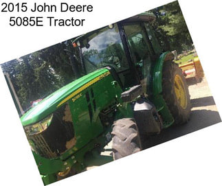 2015 John Deere 5085E Tractor