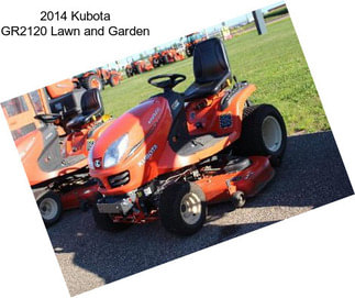 2014 Kubota GR2120 Lawn and Garden