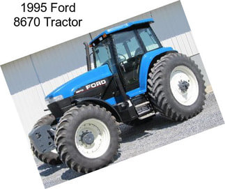 1995 Ford 8670 Tractor