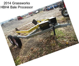 2014 Grassworks HBH4 Bale Processor