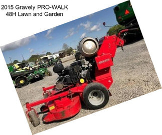 2015 Gravely PRO-WALK 48H Lawn and Garden