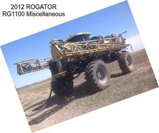 2012 ROGATOR RG1100 Miscellaneous