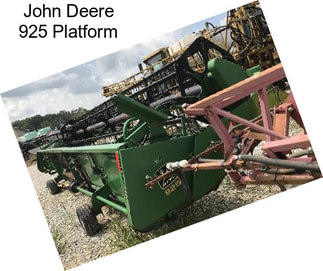 John Deere 925 Platform