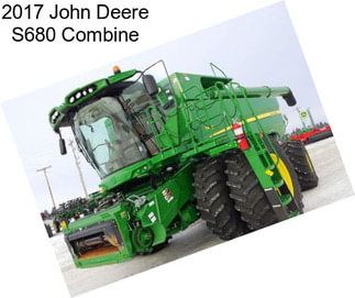 2017 John Deere S680 Combine