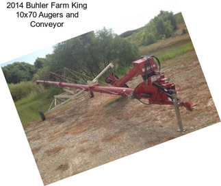 2014 Buhler Farm King 10x70 Augers and Conveyor