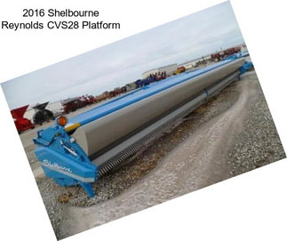 2016 Shelbourne Reynolds CVS28 Platform