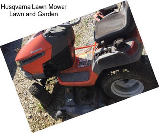 Husqvarna Lawn Mower Lawn and Garden