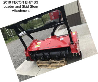 2018 FECON BH74SS Loader and Skid Steer Attachment