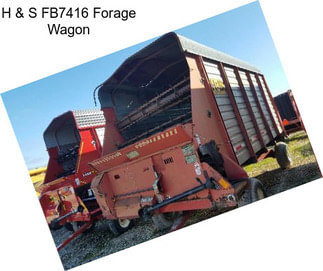 H & S FB7416 Forage Wagon