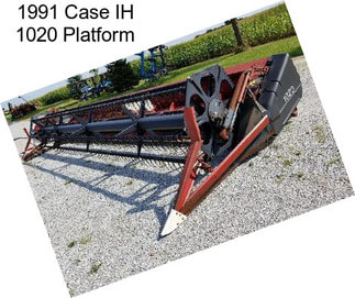 1991 Case IH 1020 Platform