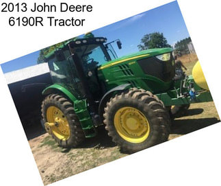 2013 John Deere 6190R Tractor