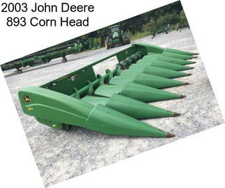 2003 John Deere 893 Corn Head