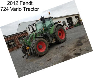 2012 Fendt 724 Vario Tractor
