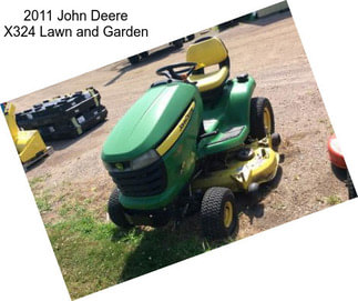 2011 John Deere X324 Lawn and Garden