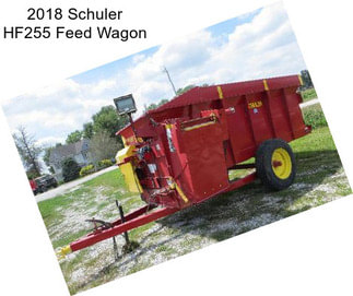 2018 Schuler HF255 Feed Wagon